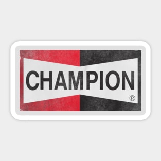 Champion Brad Pit Vintage Sticker